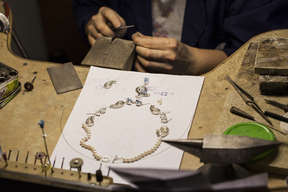 Assembling and Detailed Finishing  Limpid Jewelry