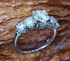 Two carat diamond engagement ringTwo carat diamond engagement ring