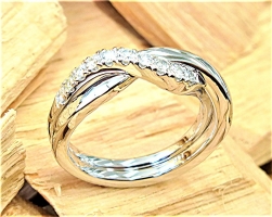 Diamond Interlock ring