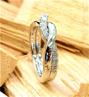 Diamond Interlock ring